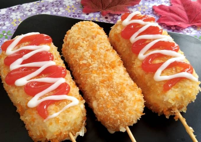 Detail Gambar Mozarella Corn Dog Nomer 8