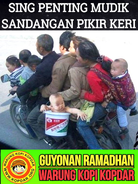 Detail Gambar Mudik Lebaran Lucu Nomer 52