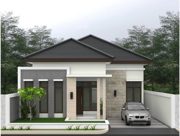 Detail Gambar Muka Rumah Minimalis Nomer 23