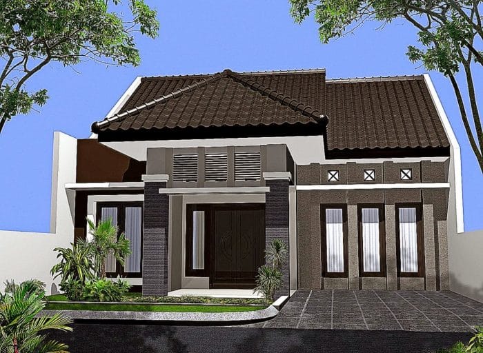 Detail Gambar Muka Rumah Minimalis Nomer 28