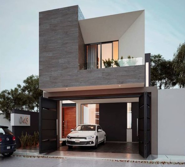 Detail Gambar Muka Rumah Minimalis Nomer 32