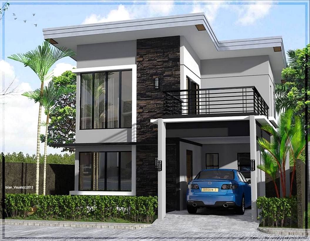 Detail Gambar Muka Rumah Minimalis Nomer 46