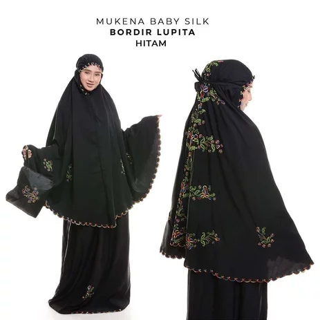 Detail Gambar Mukena Warna Hitam Nomer 23