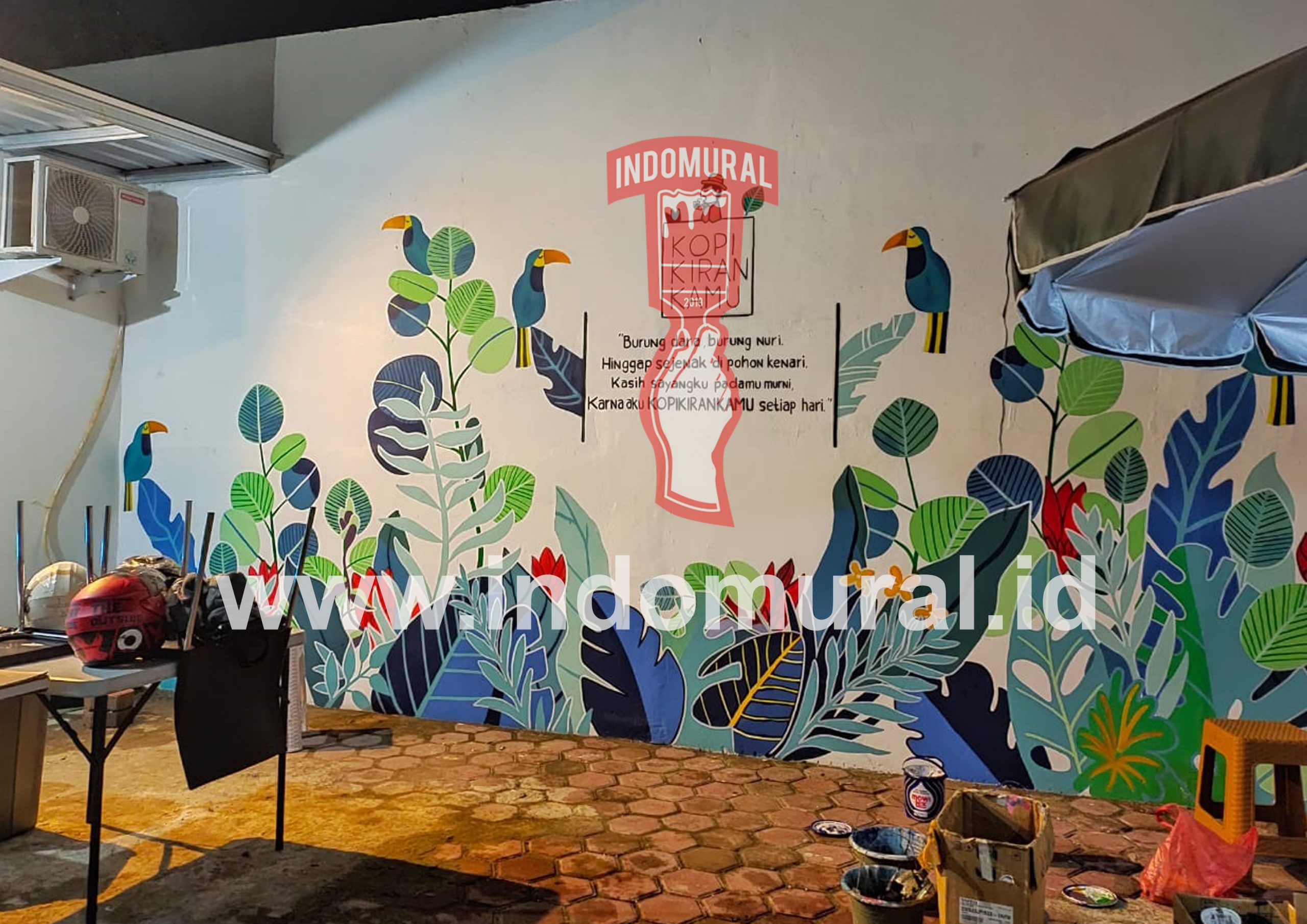Detail Gambar Mural Dinding Cafe Nomer 23