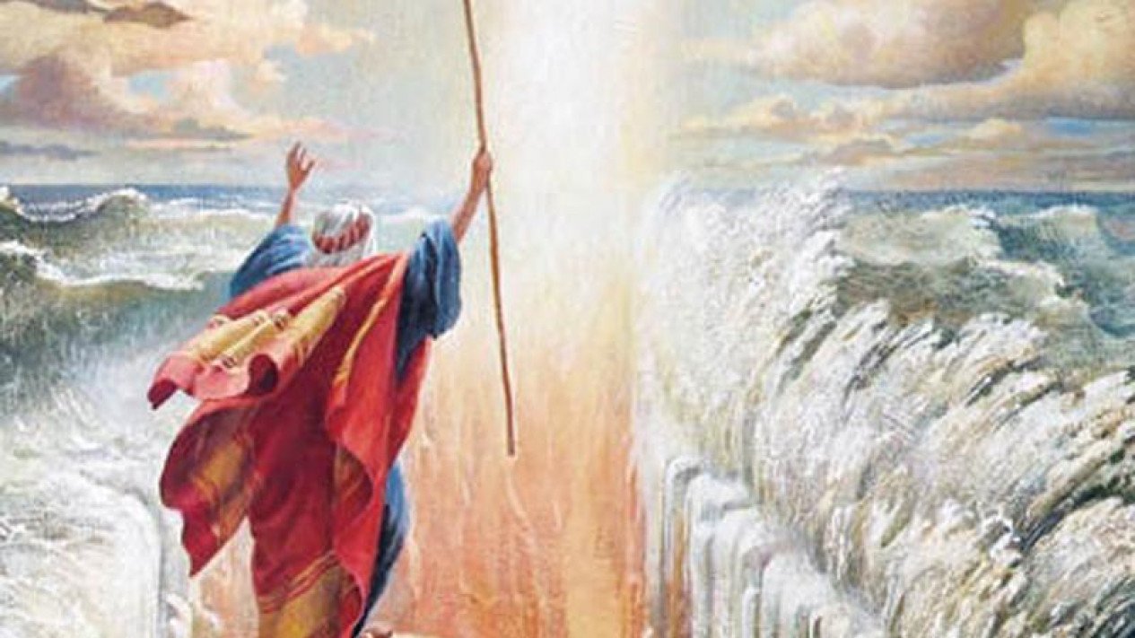 Detail Gambar Musa Membelah Laut Nomer 5