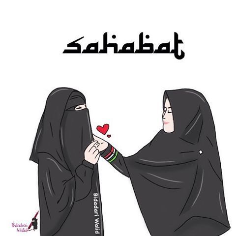 Detail Gambar Muslimah Bercadar Karikatur Nomer 37