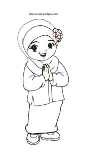 Detail Gambar Muslimah Hitam Putih Nomer 11