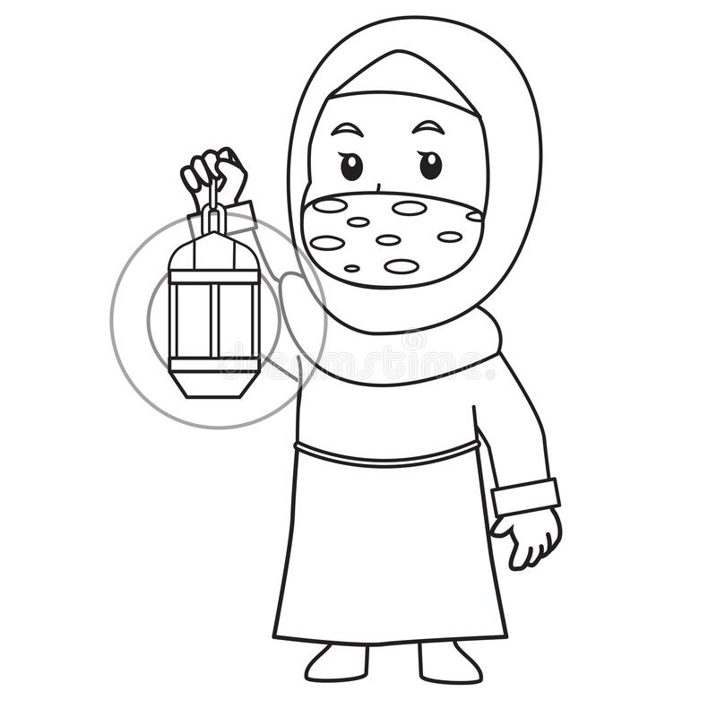 Detail Gambar Muslimah Kartun Gambar Mewarnai Ramadhan Nomer 14