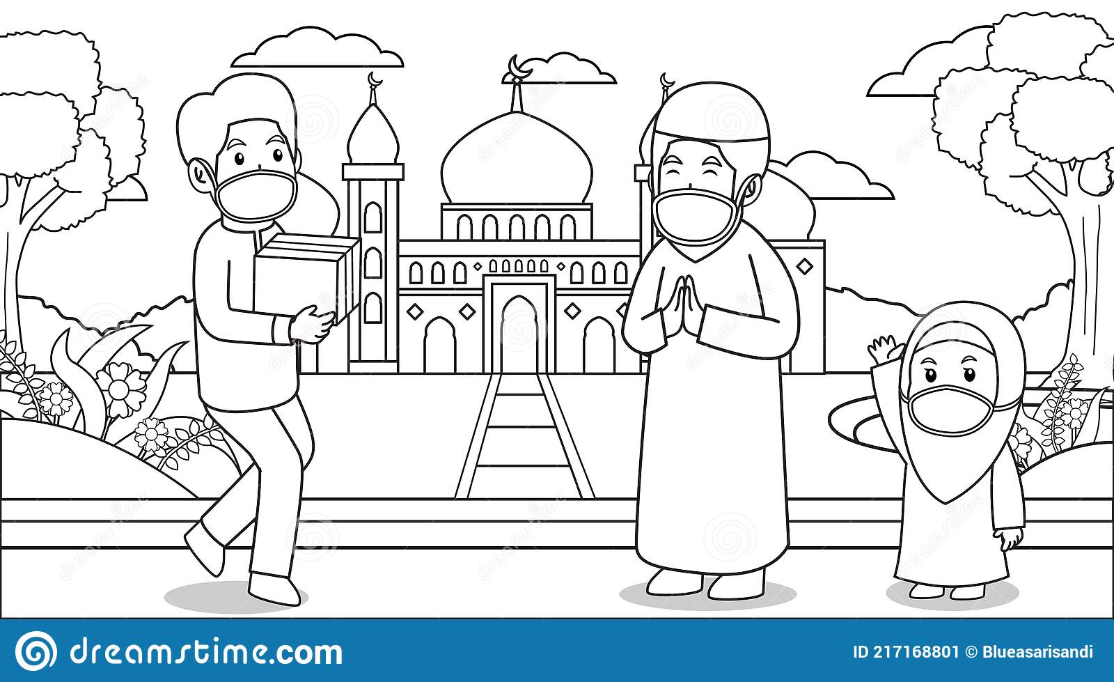 Detail Gambar Muslimah Kartun Gambar Mewarnai Ramadhan Nomer 34