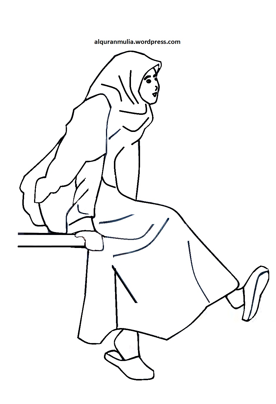 Detail Gambar Muslimah Kartun Syari Nomer 40