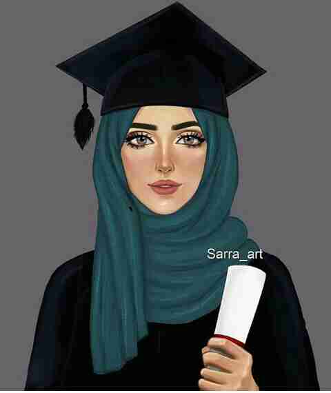 Detail Gambar Muslimah Kartun Wisuda Nomer 20