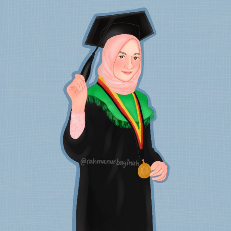 Detail Gambar Muslimah Kartun Wisuda Nomer 54