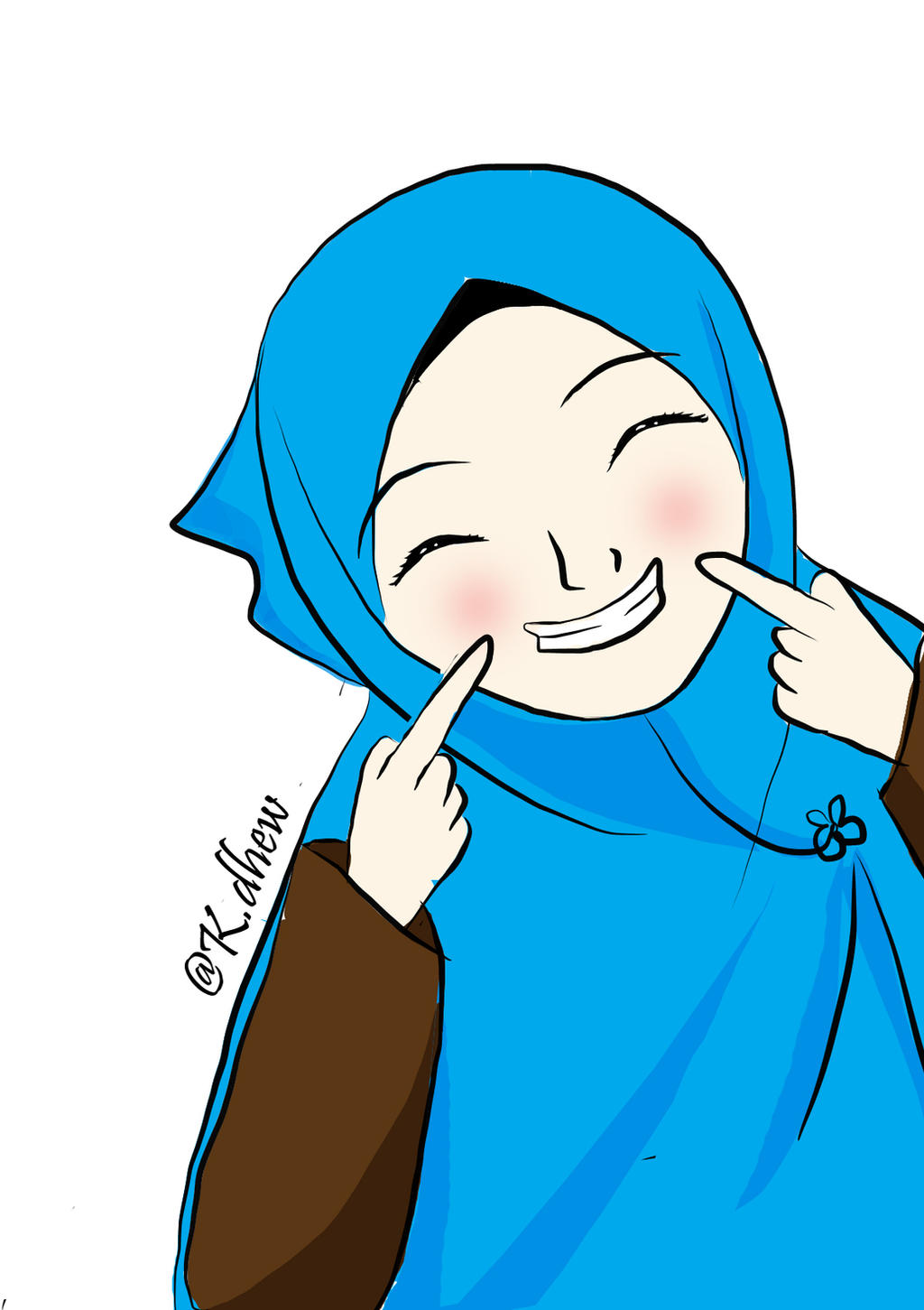 Detail Gambar Muslimah Senyum Nomer 8