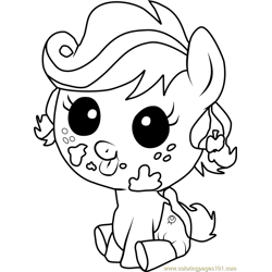 Detail Gambar My Little Pony Applejack Coloring Pages Nomer 44