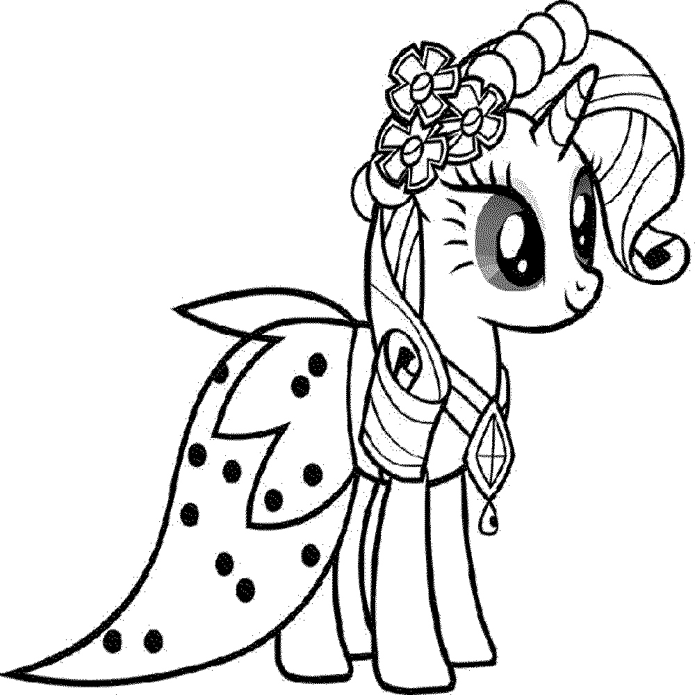 Detail Gambar My Little Pony Coloring Pages Nomer 15