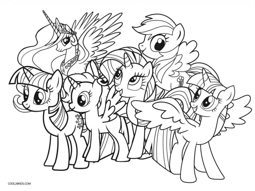 Detail Gambar My Little Pony Coloring Pages Nomer 3
