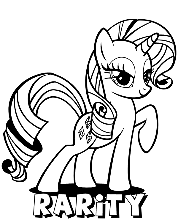 Detail Gambar My Little Pony Coloring Pages Nomer 41