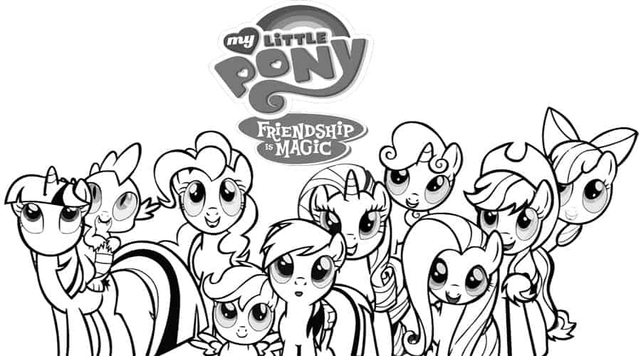 Detail Gambar My Little Pony Coloring Pages Nomer 7