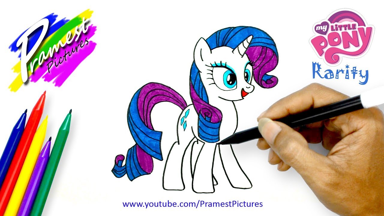 Detail Gambar My Little Pony Fluttershy Menggambar My Little Pony Rarity Nomer 4