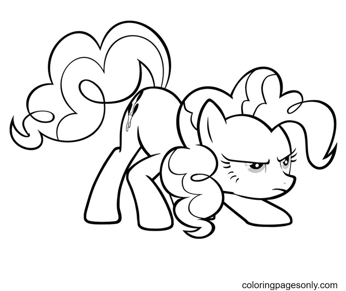 Detail Gambar My Little Pony Pinkie Pie Coloring Pages Nomer 12