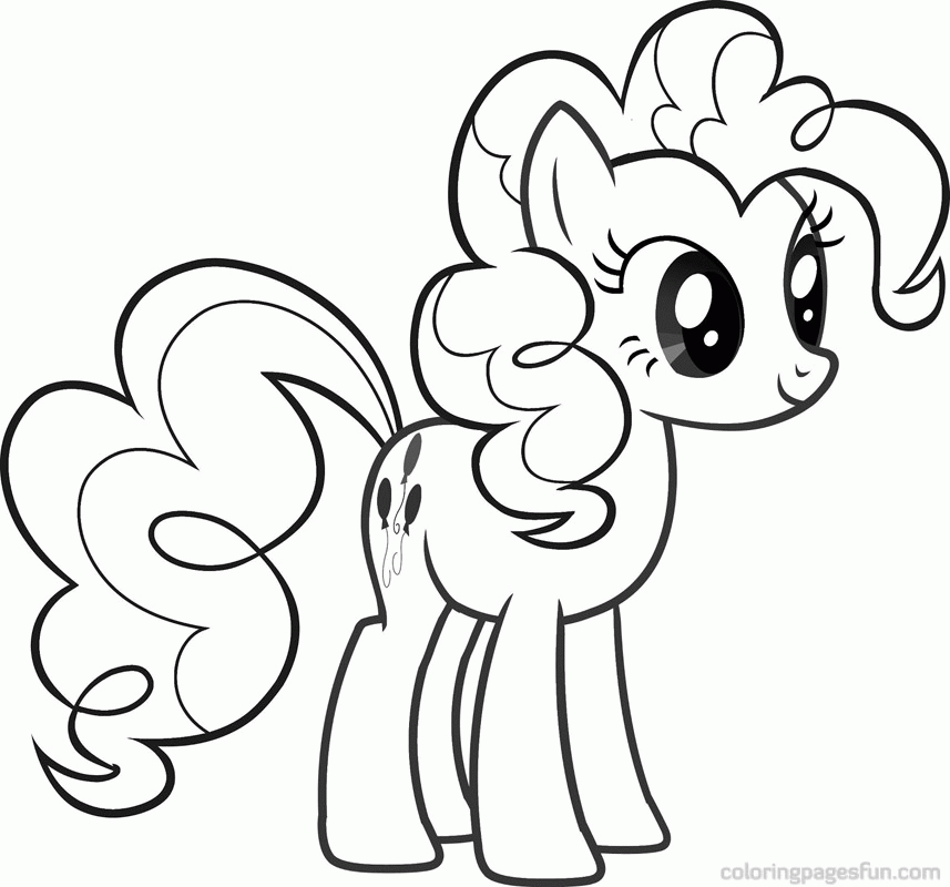 Detail Gambar My Little Pony Pinkie Pie Coloring Pages Nomer 2