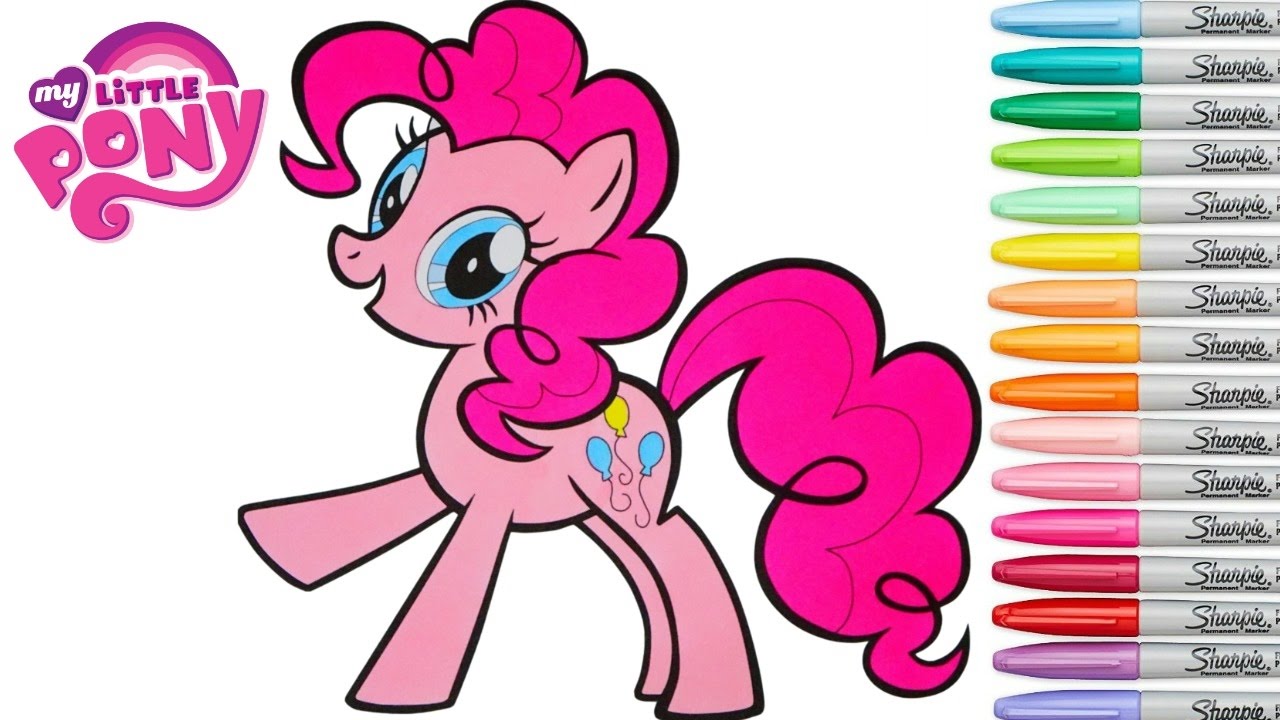 Detail Gambar My Little Pony Pinkie Pie Coloring Pages Nomer 18