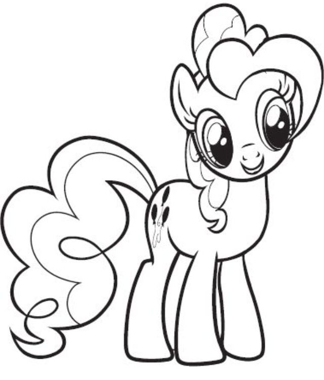 Detail Gambar My Little Pony Pinkie Pie Coloring Pages Nomer 19
