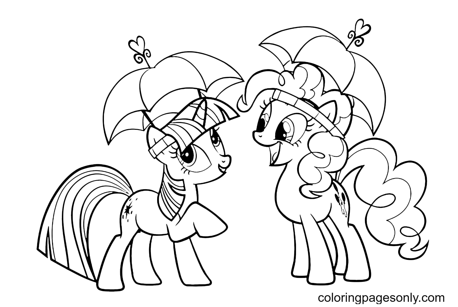 Detail Gambar My Little Pony Pinkie Pie Coloring Pages Nomer 22