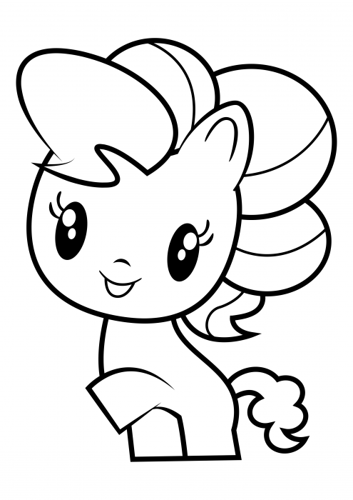 Detail Gambar My Little Pony Pinkie Pie Coloring Pages Nomer 25