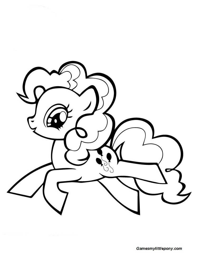 Detail Gambar My Little Pony Pinkie Pie Coloring Pages Nomer 26