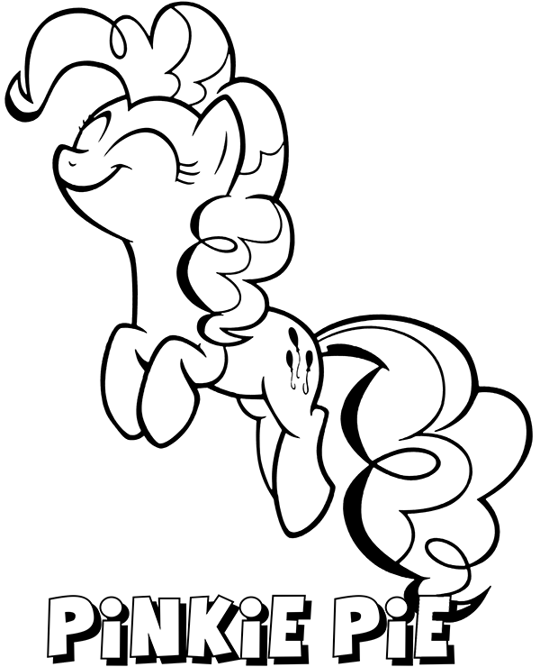 Detail Gambar My Little Pony Pinkie Pie Coloring Pages Nomer 28