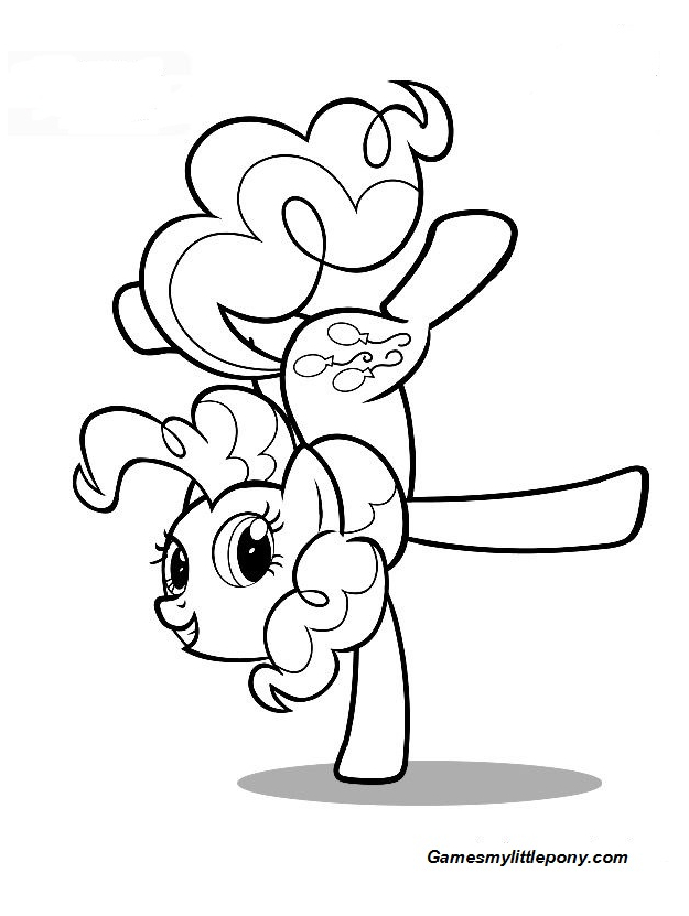 Detail Gambar My Little Pony Pinkie Pie Coloring Pages Nomer 37