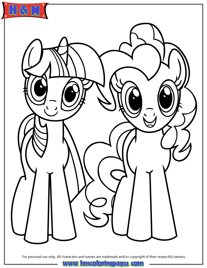 Detail Gambar My Little Pony Princess Pinkie Pie Coloring Pages Nomer 12