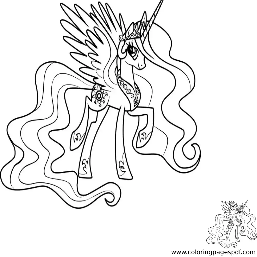 Detail Gambar My Little Pony Princess Pinkie Pie Coloring Pages Nomer 38