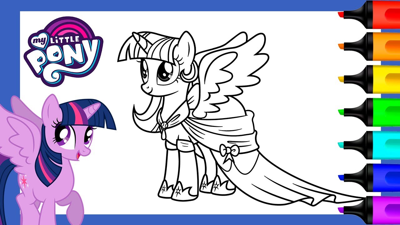 Detail Gambar My Little Pony Princess Pinkie Pie Coloring Pages Nomer 41