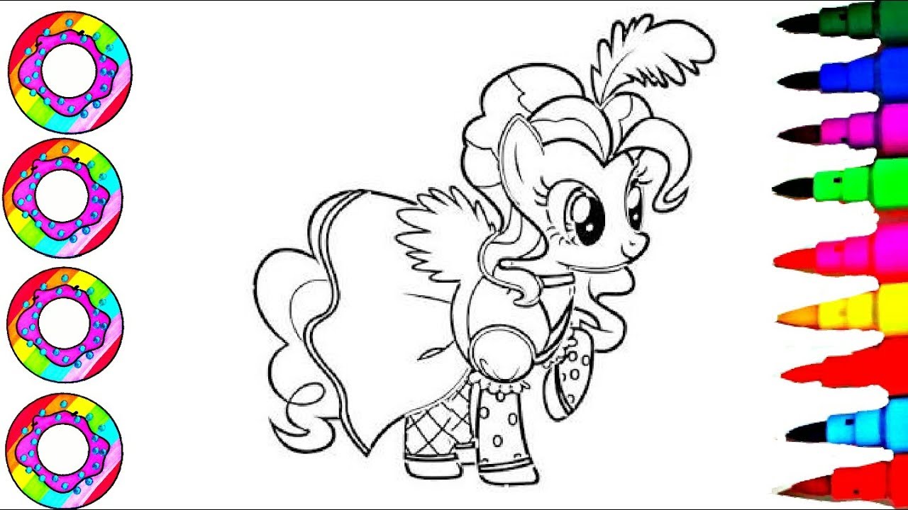 Detail Gambar My Little Pony Princess Pinkie Pie Coloring Pages Nomer 10