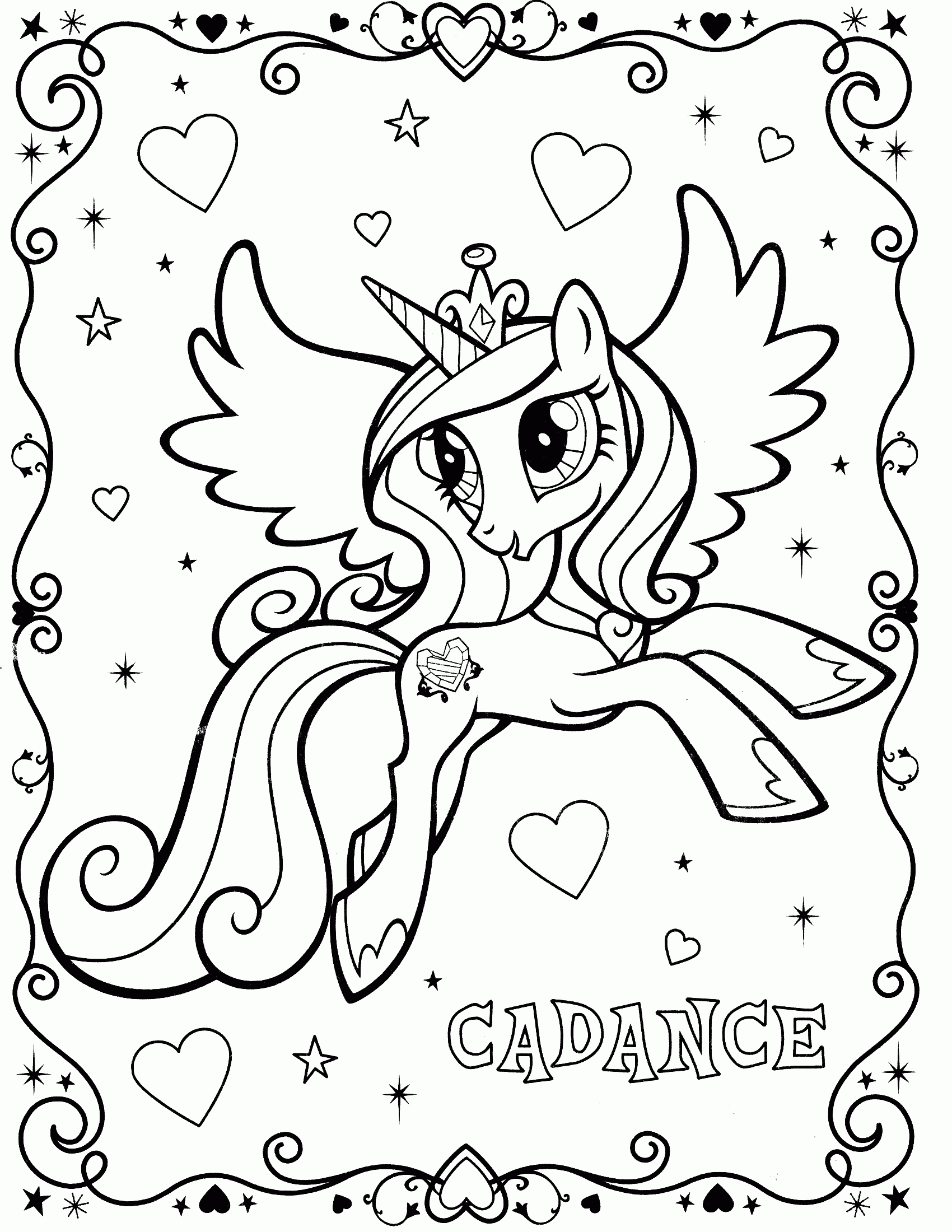 Detail Gambar My Little Pony Putri Celestia Coloring Pages Nomer 13