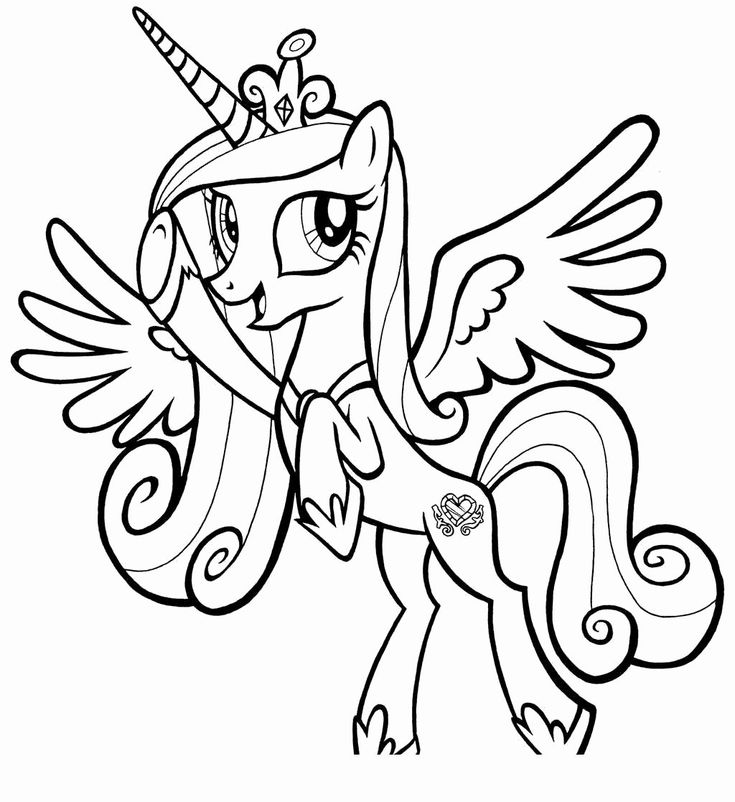 Detail Gambar My Little Pony Putri Celestia Coloring Pages Nomer 37