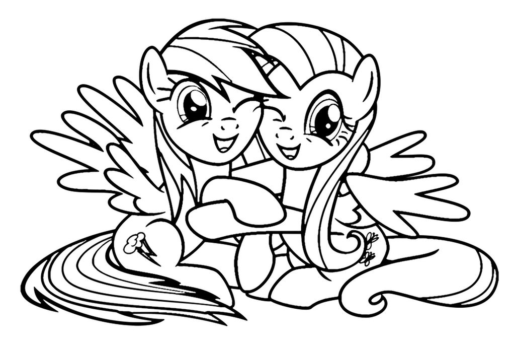 Detail Gambar My Little Pony Rainbow Dash Coloring Pages Nomer 38