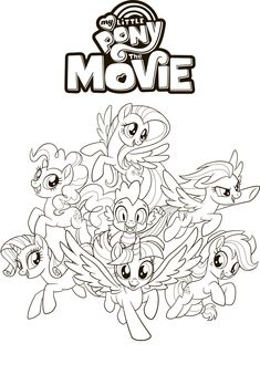 Detail Gambar My Little Pony The Movie Mewarnai Nomer 53