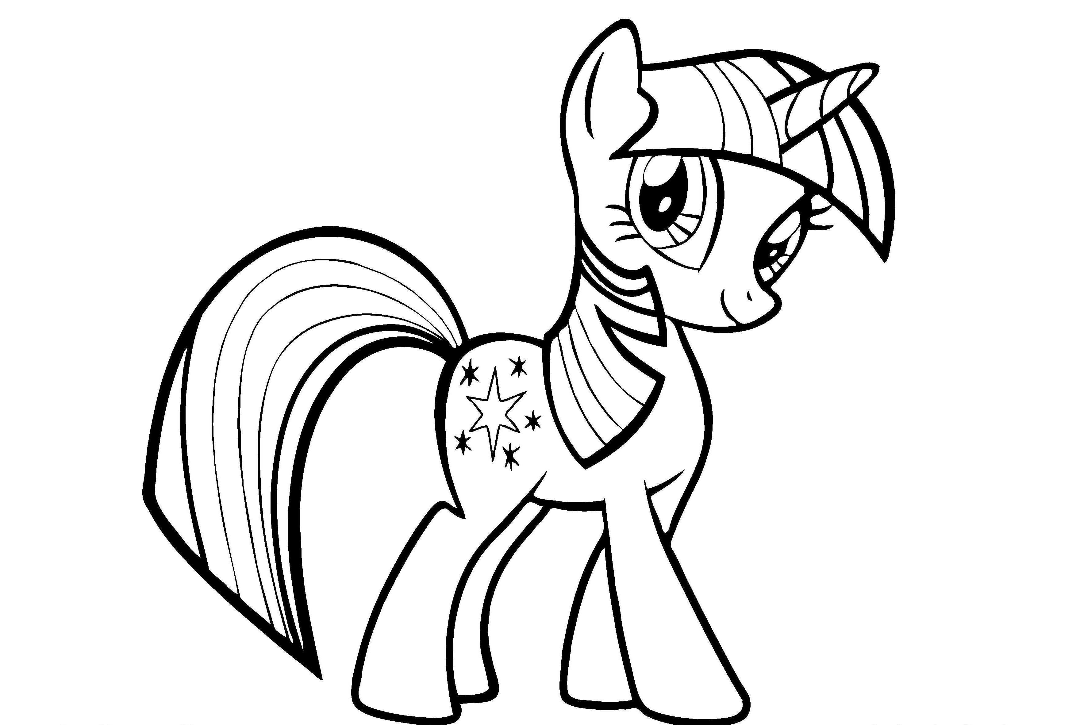 Detail Gambar My Little Pony Twilight Sparkle Coloring Pages Nomer 2