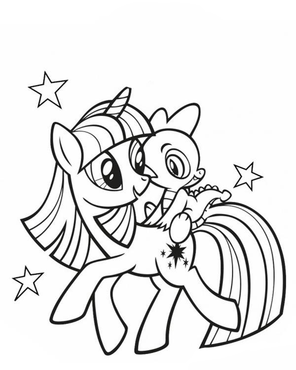 Detail Gambar My Little Pony Twilight Sparkle Coloring Pages Nomer 11