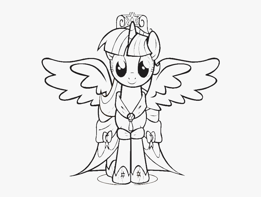 Detail Gambar My Little Pony Twilight Sparkle Coloring Pages Nomer 14