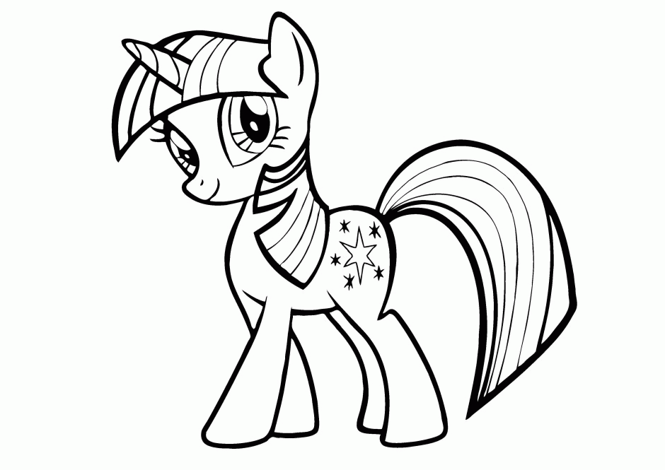 Detail Gambar My Little Pony Twilight Sparkle Coloring Pages Nomer 16