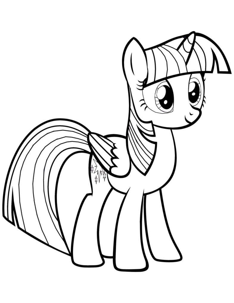 Detail Gambar My Little Pony Twilight Sparkle Coloring Pages Nomer 3