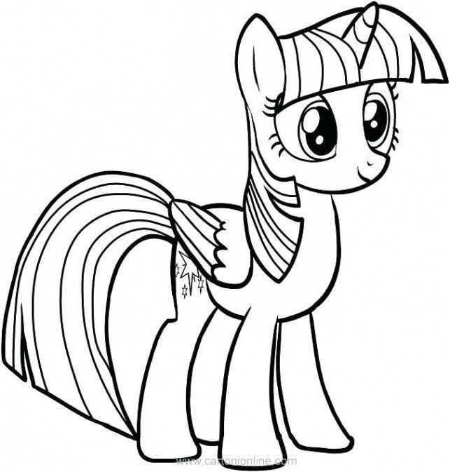 Detail Gambar My Little Pony Twilight Sparkle Coloring Pages Nomer 22