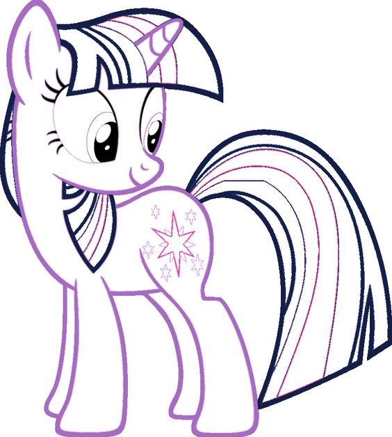 Detail Gambar My Little Pony Twilight Sparkle Coloring Pages Nomer 24