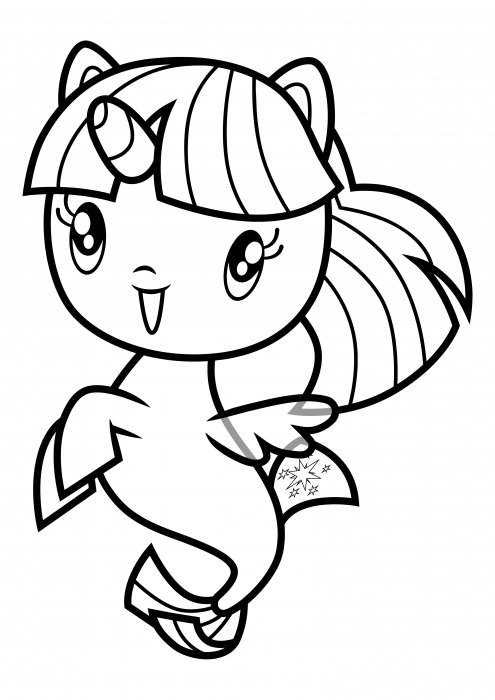 Detail Gambar My Little Pony Twilight Sparkle Coloring Pages Nomer 25