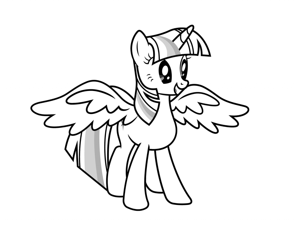 Detail Gambar My Little Pony Twilight Sparkle Coloring Pages Nomer 5