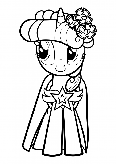 Detail Gambar My Little Pony Twilight Sparkle Coloring Pages Nomer 38